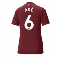 Manchester City Nathan Ake #6 Rezervni Dres za Ženska 2024-25 Kratak Rukav